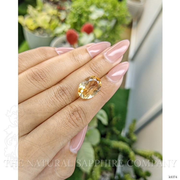 7.03 Ct. Citrine from Ceylon (Sri Lanka)