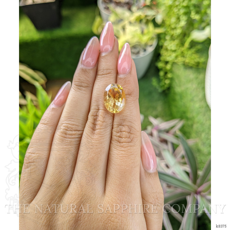 8.09 Ct. Citrine from Ceylon (Sri Lanka)