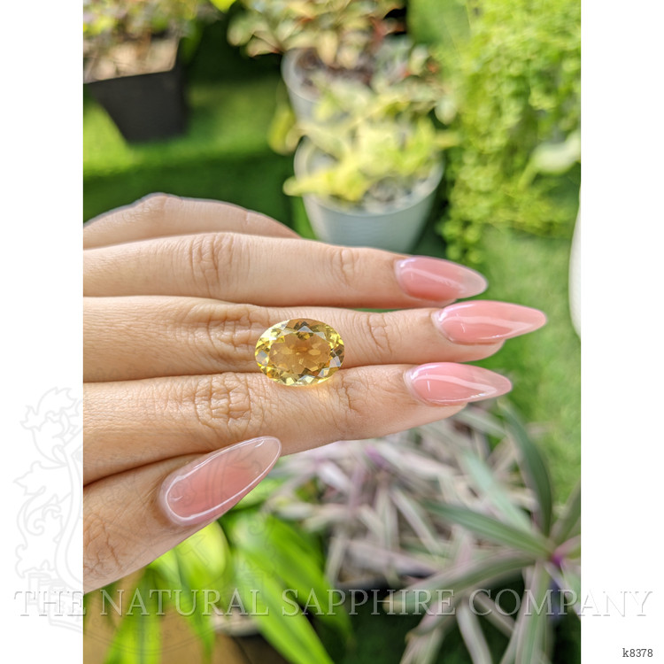 7.91 Ct. Citrine from Ceylon (Sri Lanka)