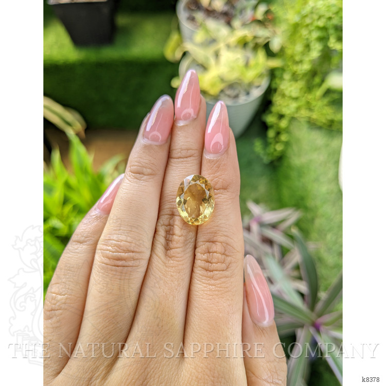 7.91 Ct. Citrine from Ceylon (Sri Lanka)