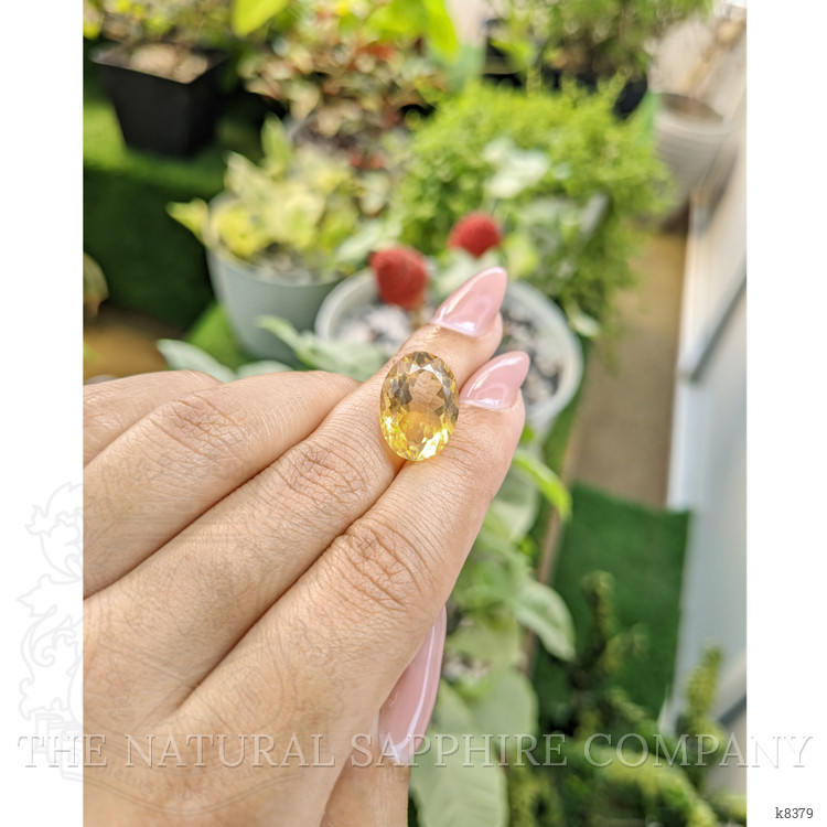 8.32 Ct. Citrine from Ceylon (Sri Lanka)