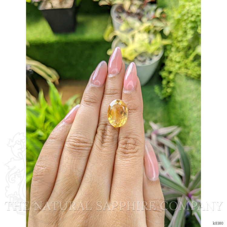 8.23 Ct. Citrine from Ceylon (Sri Lanka)