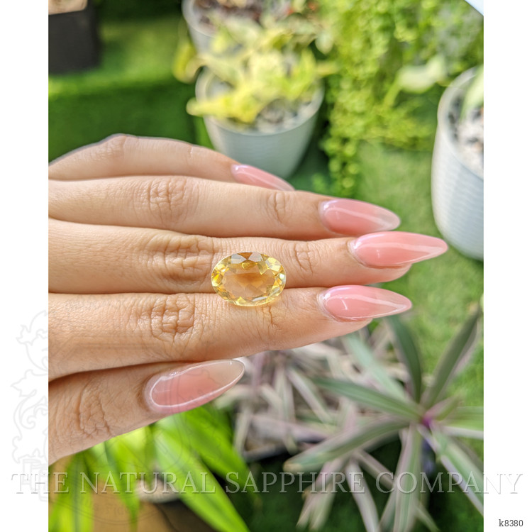 8.23 Ct. Citrine from Ceylon (Sri Lanka)