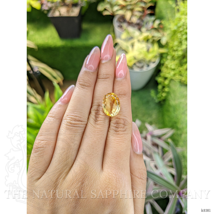 7.86 Ct. Citrine from Ceylon (Sri Lanka)