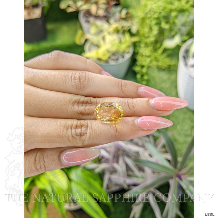7.86 Ct. Citrine from Ceylon (Sri Lanka)