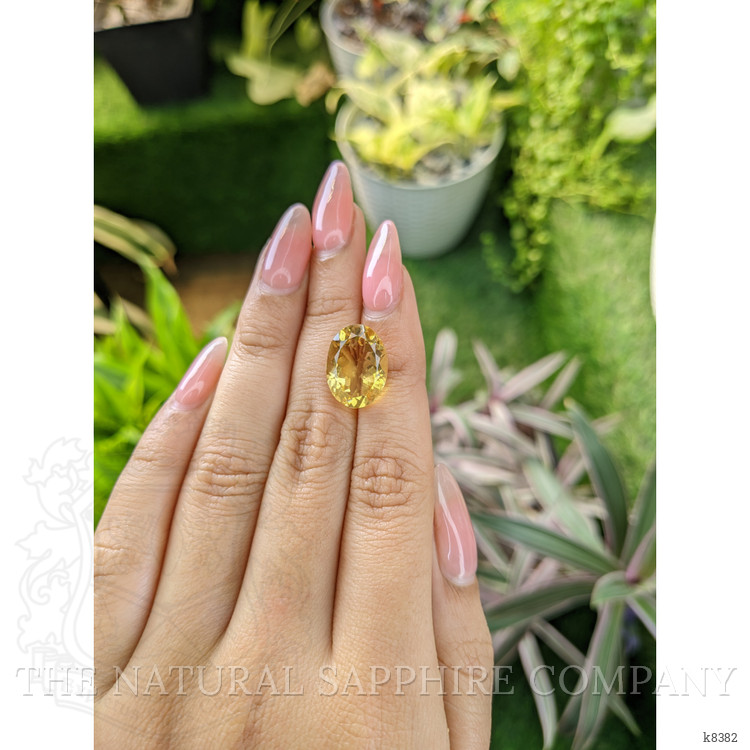 7.26 Ct. Citrine from Ceylon (Sri Lanka)