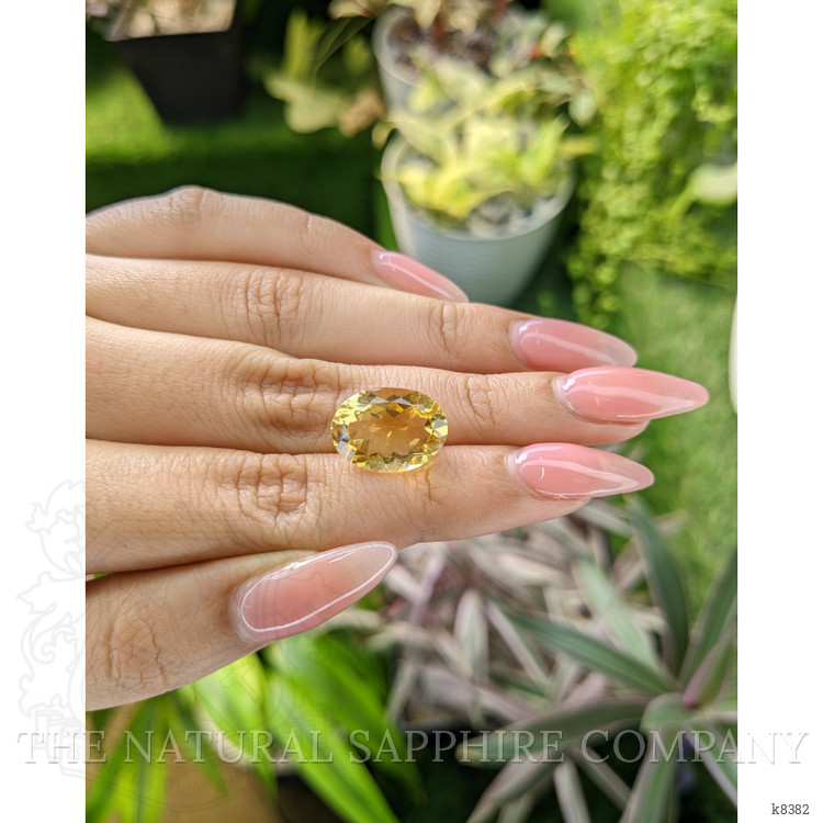 7.26 Ct. Citrine from Ceylon (Sri Lanka)