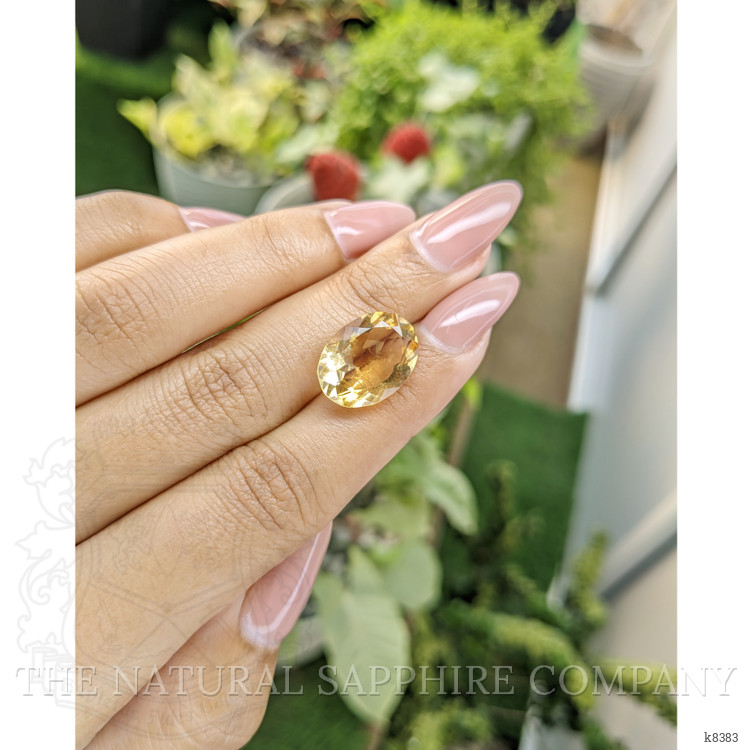 7.42 Ct. Citrine from Ceylon (Sri Lanka)