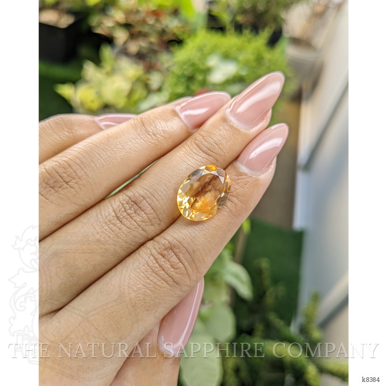 6.91 Ct. Citrine from Ceylon (Sri Lanka)
