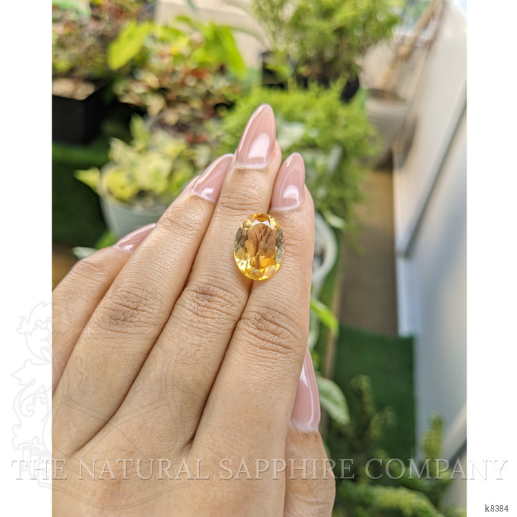 6.91 Ct. Citrine from Ceylon (Sri Lanka)