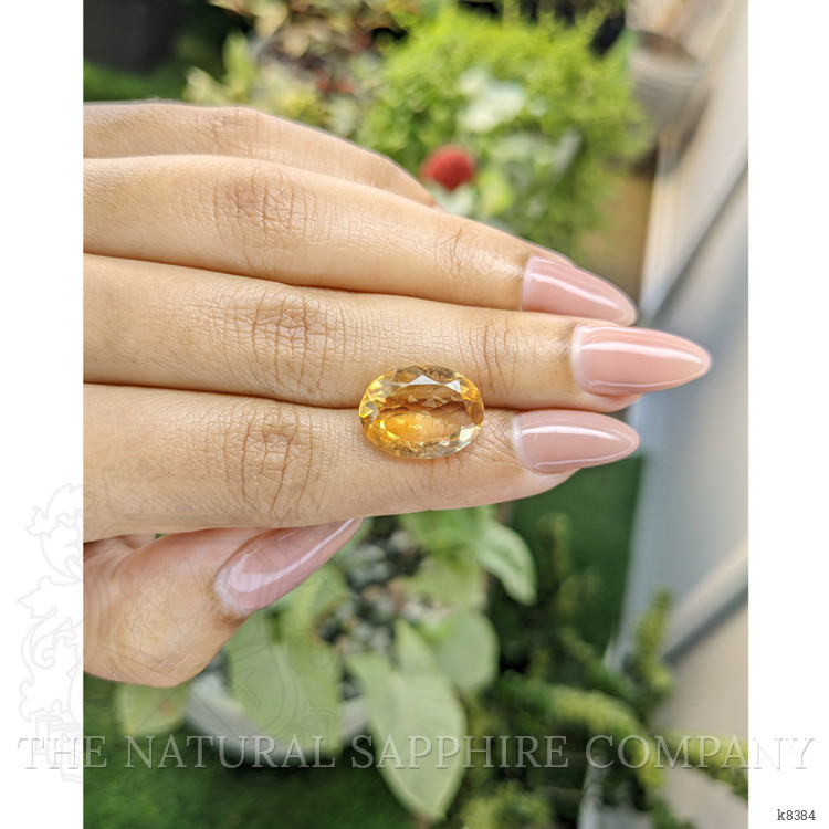 6.91 Ct. Citrine from Ceylon (Sri Lanka)