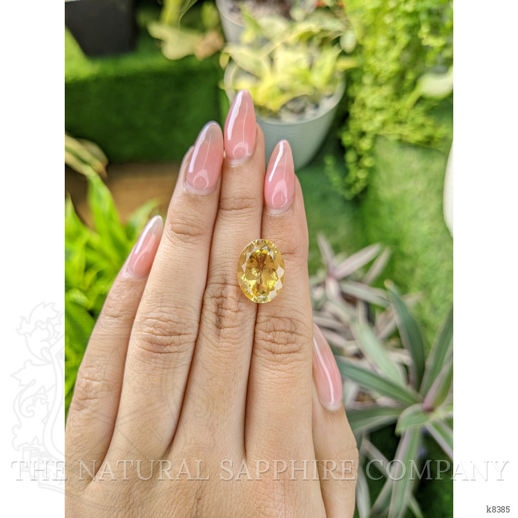 8.45 Ct. Citrine from Ceylon (Sri Lanka)