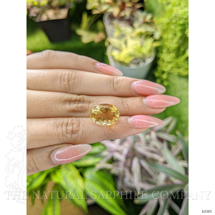 8.45 Ct. Citrine from Ceylon (Sri Lanka)