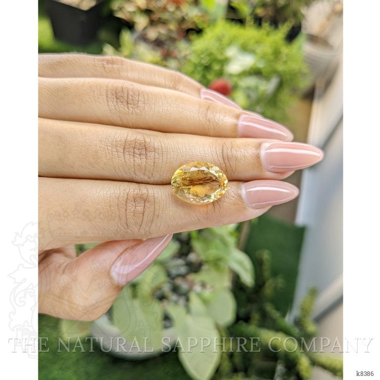 7.87 Ct. Citrine from Ceylon (Sri Lanka)