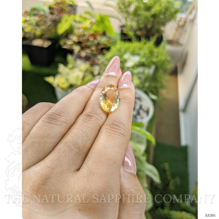 7.87 Ct. Citrine from Ceylon (Sri Lanka)