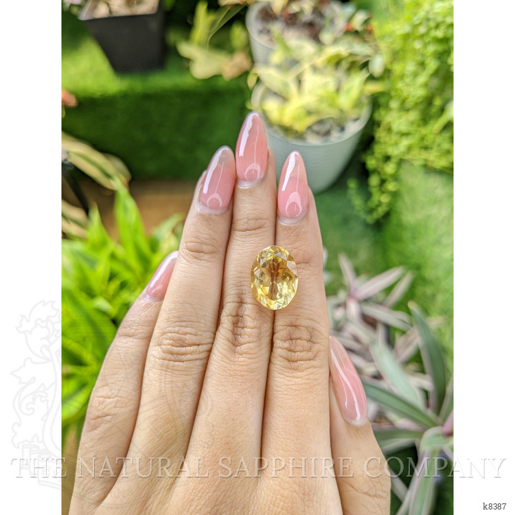 8.99 Ct. Citrine from Ceylon (Sri Lanka)