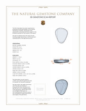 1.44 Ct. Semi-Black Opal from Australia 3 D Scan Report