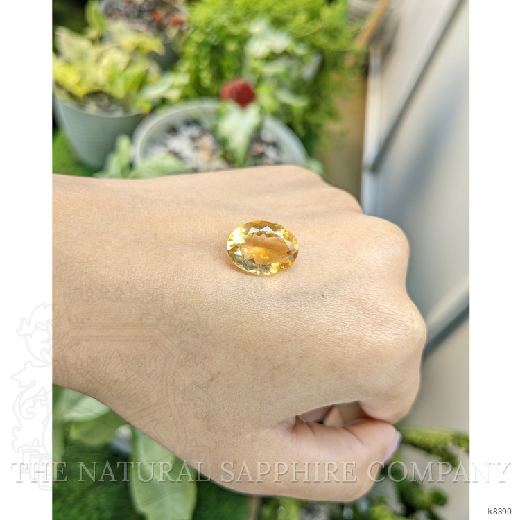 7.47 Ct. Citrine from Ceylon (Sri Lanka)