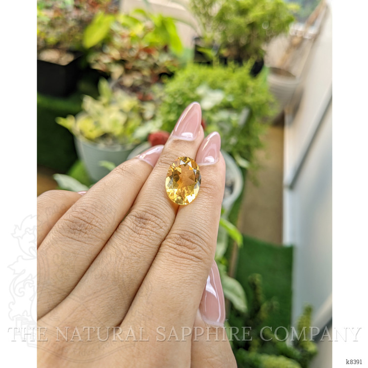 7.55 Ct. Citrine from Ceylon (Sri Lanka)