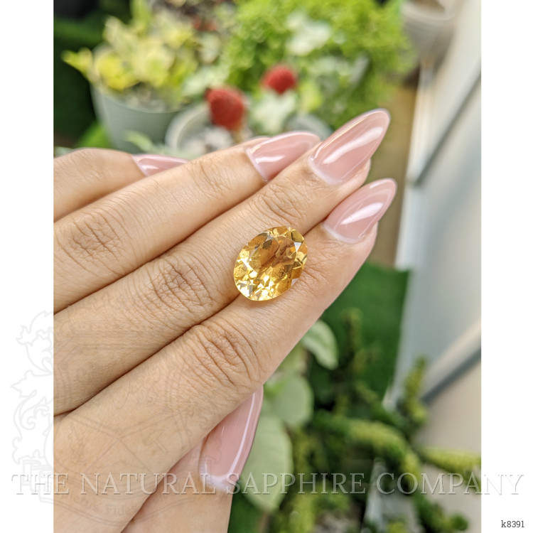 7.55 Ct. Citrine from Ceylon (Sri Lanka)