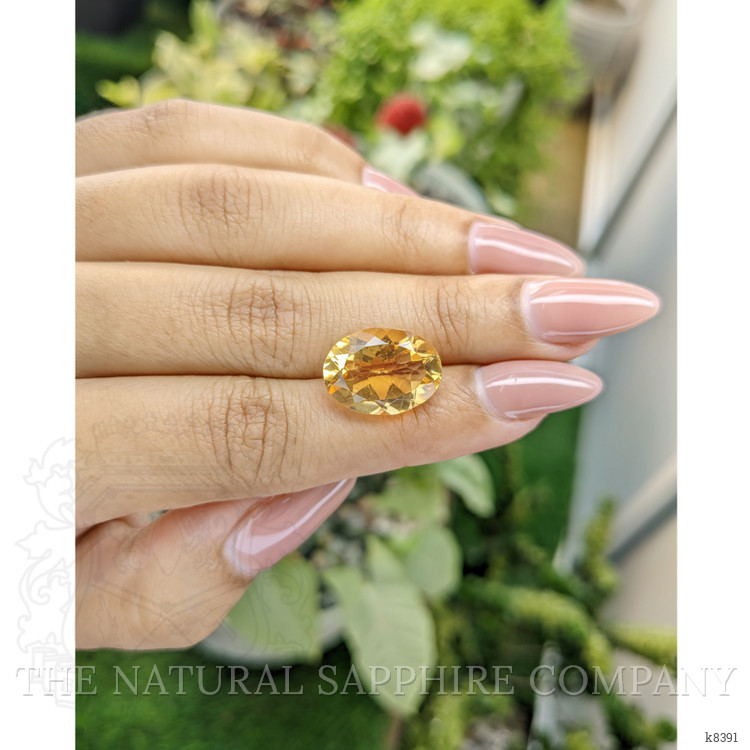 7.55 Ct. Citrine from Ceylon (Sri Lanka)