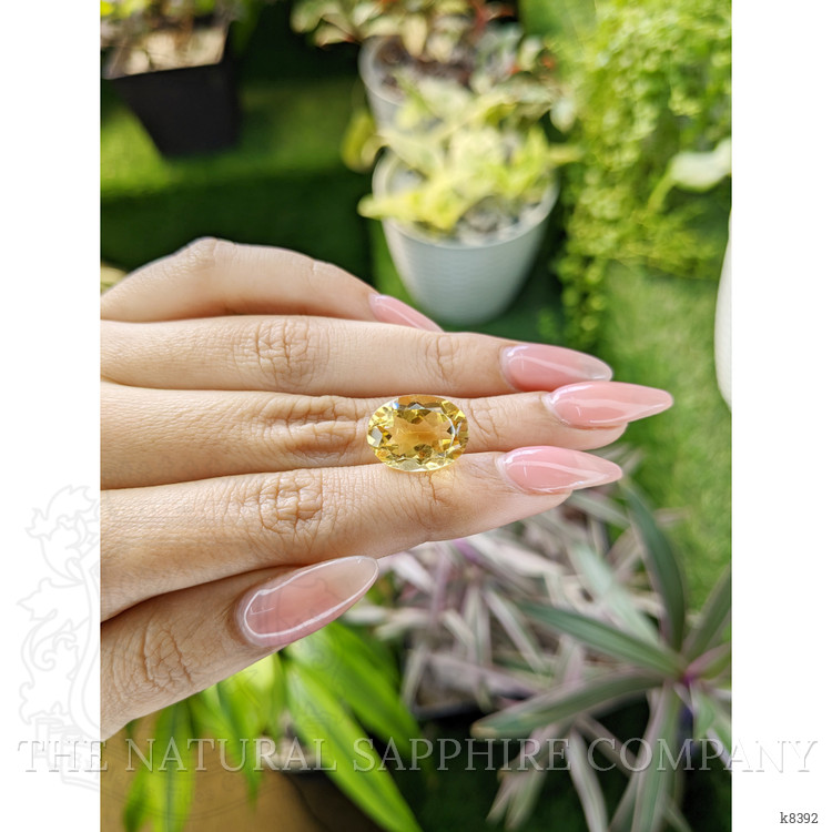 8.14 Ct. Citrine from Ceylon (Sri Lanka)