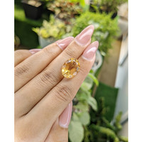 8.53 Ct. Citrine from Ceylon (Sri Lanka) Life Style