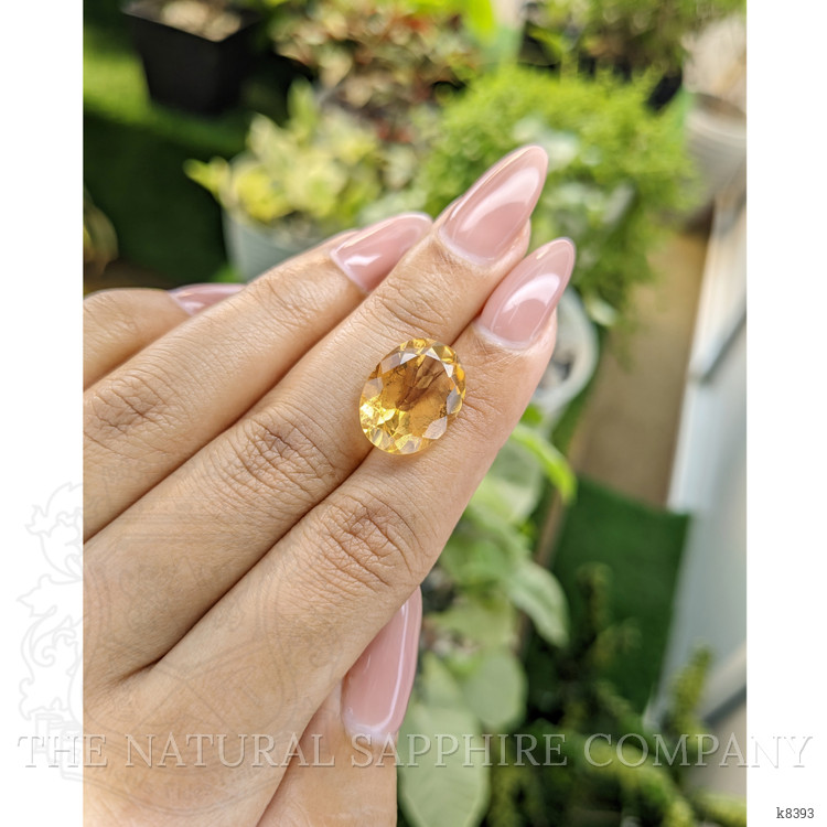 8.53 Ct. Citrine from Ceylon (Sri Lanka)