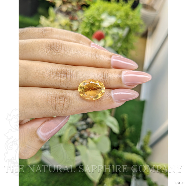 8.53 Ct. Citrine from Ceylon (Sri Lanka)