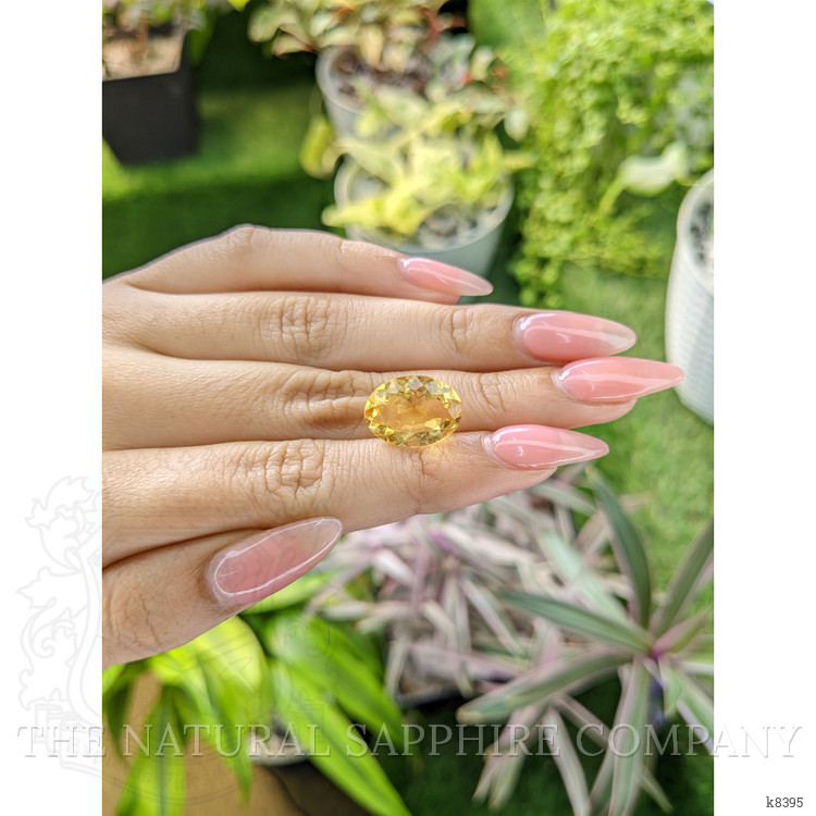 7.08 Ct. Citrine from Ceylon (Sri Lanka)