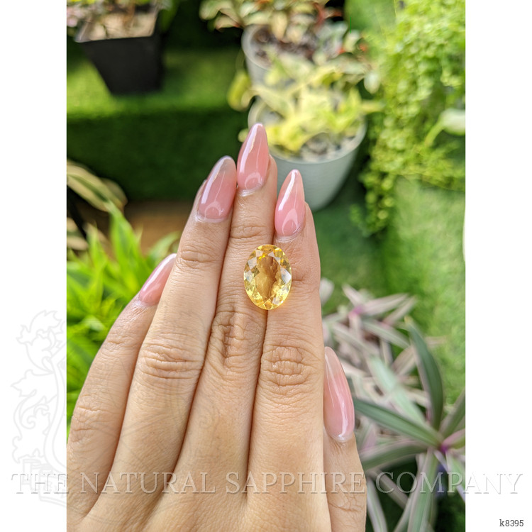 7.08 Ct. Citrine from Ceylon (Sri Lanka)