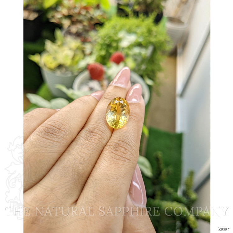 8.93 Ct. Citrine from Ceylon (Sri Lanka)
