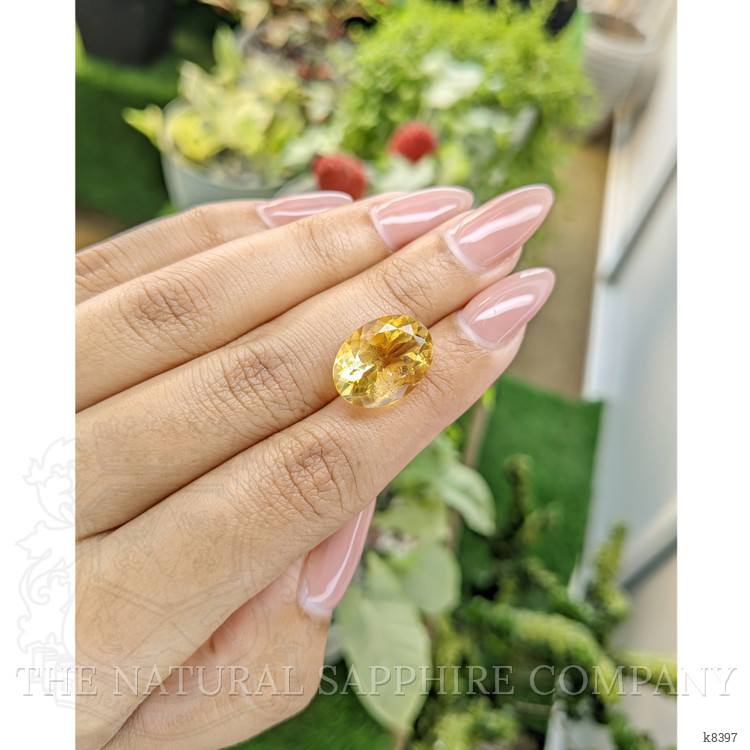 8.93 Ct. Citrine from Ceylon (Sri Lanka)