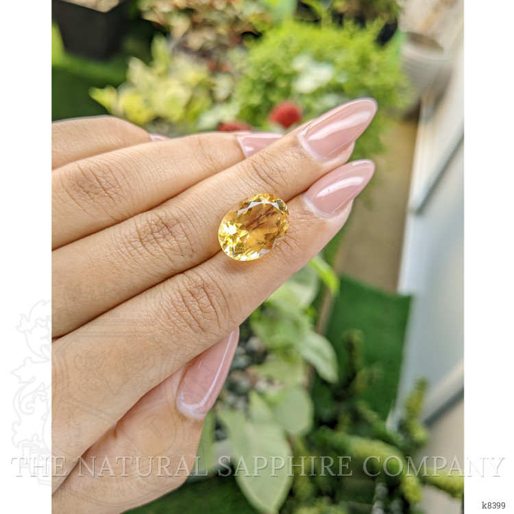 8.57 Ct. Citrine from Ceylon (Sri Lanka)