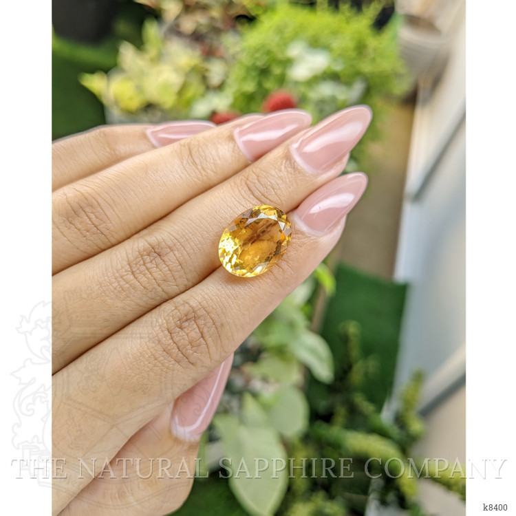 8.58 Ct. Citrine from Ceylon (Sri Lanka)