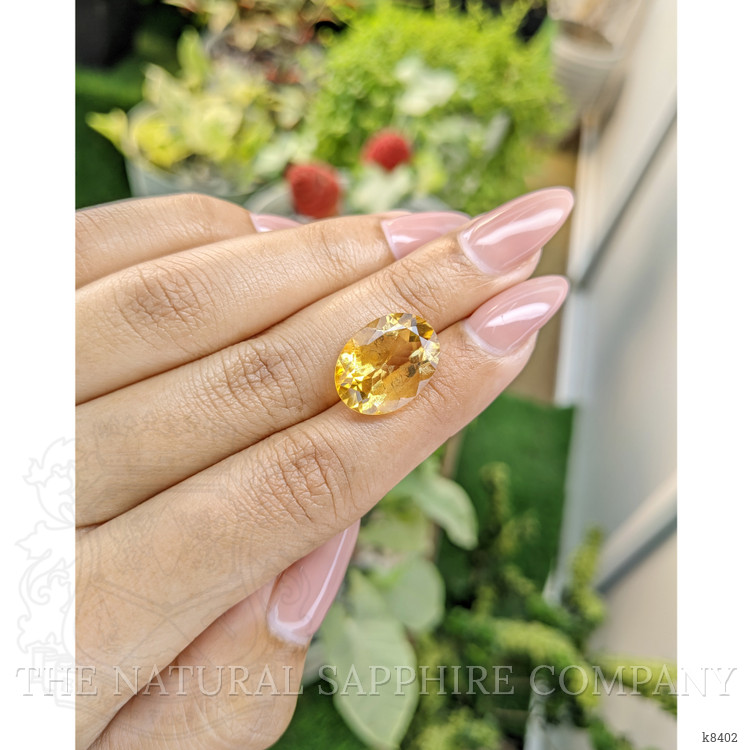 9.02 Ct. Citrine from Ceylon (Sri Lanka)