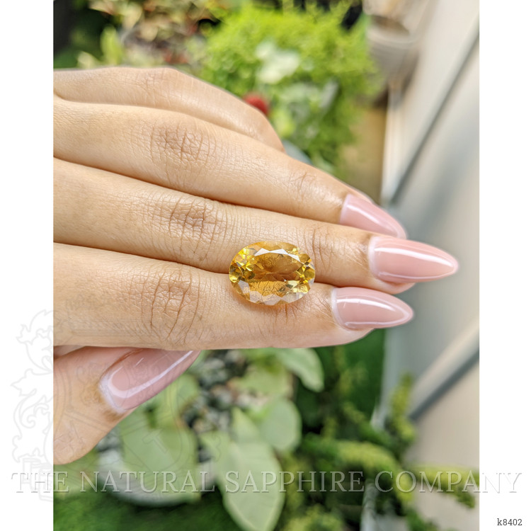 9.02 Ct. Citrine from Ceylon (Sri Lanka)
