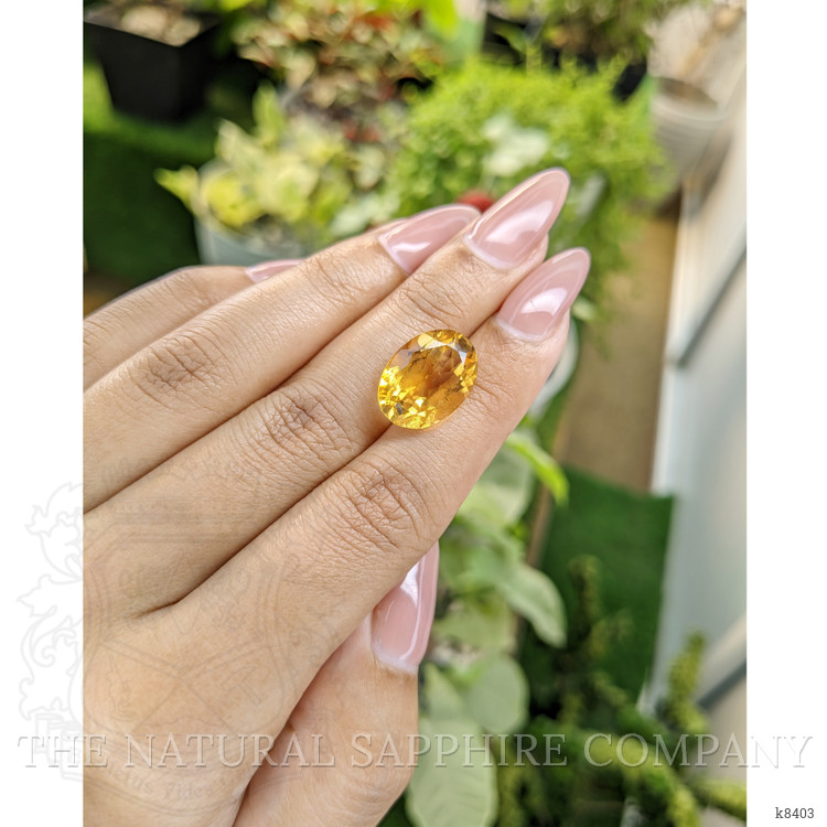 7.93 Ct. Citrine from Ceylon (Sri Lanka)