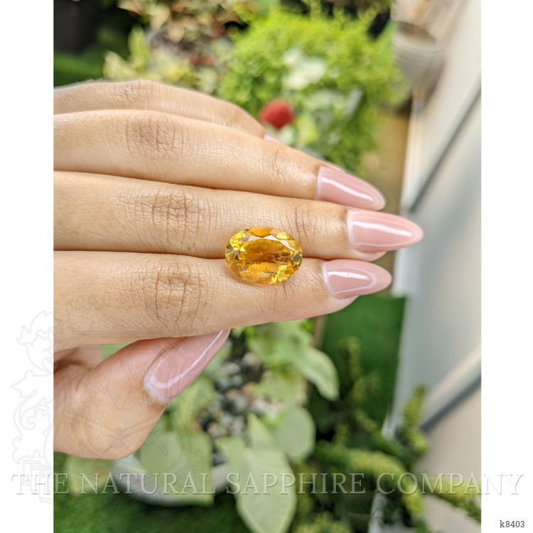 7.93 Ct. Citrine from Ceylon (Sri Lanka)