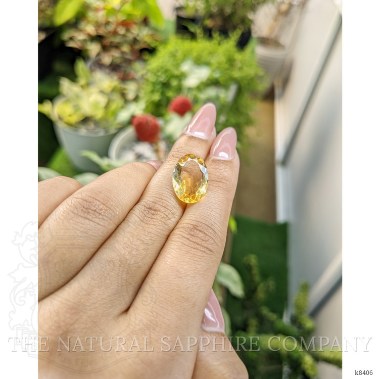 6.70 Ct. Citrine from Ceylon (Sri Lanka)
