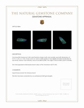 4.08 Ct. Boulder Opal from Australia Appraisal