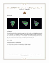 6.09 Ct. Boulder Opal from Australia Appraisal