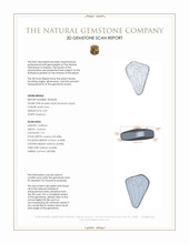 6.09 Ct. Multi Color Boulder Opal (Ironstone Opal) from Australia 3 D Scan Report