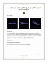 11.40 Ct. Boulder Opal from Australia Appraisal