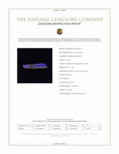 11.40 Ct. Multi Color Boulder Opal (Ironstone Opal) from Australia Scan Report