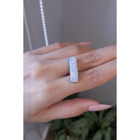 7.21 Ct. Cabochon Boulder Opal from Australia Life Style