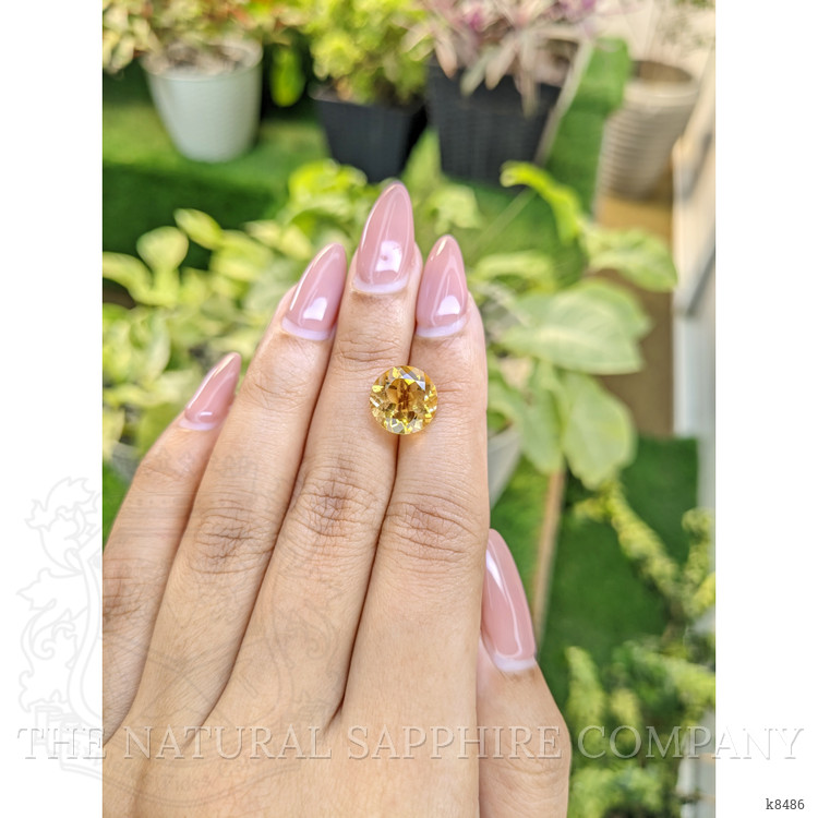 3.96 Ct. Citrine from Ceylon (Sri Lanka)