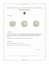 9.95 Ct. Cabochon Moonstone from Ceylon (Sri Lanka) Appraisal