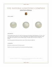 9.95 Ct. Cabochon Moonstone from Ceylon (Sri Lanka) Appraisal