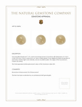 11.01 Ct. Brown Cabochon Moonstone from Ceylon (Sri Lanka) Appraisal